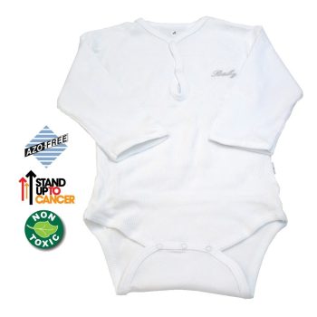 Sema Baby Uzun Kol Kaşkorse Badi (Body) - Beyaz  12-18 Ay