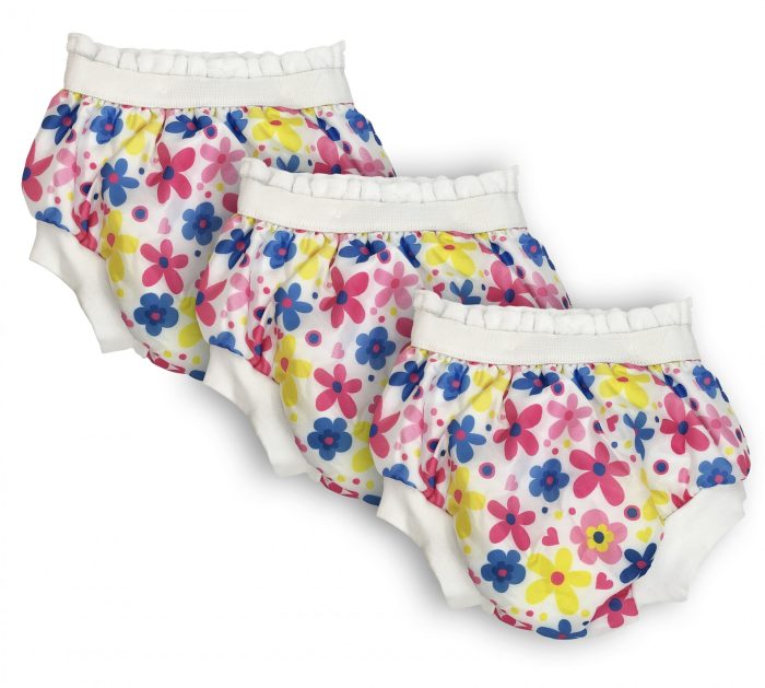 Sema Baby 3'lü Desenli Lüks Alıştırma Külodu No.1 10-15 kg - Flowers