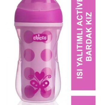 Chicco Isı Yalıtımlı Active Bardak 14 Ay+ 266 ml - Pink