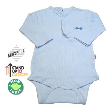 Sema Baby Uzun Kol Kaşkorse Badi (Body) - Mavi  12-18 Ay