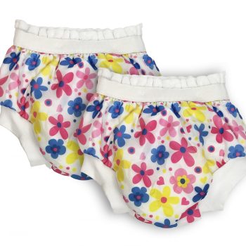Sema Baby 2'li  Desenli Lüks Alıştırma Külodu No.3 20-25 kg - Flowers