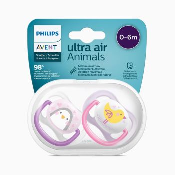 Philips Avent Ultra Air Animals 2li Emzik 0-6 Ay - Kız
