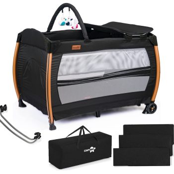 Comfymax Power Park Yatak Oyun Parkı 70x110 - Cosmos Black