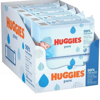 Huggies Pure Yenidoğan Hassas Islak Havlu 72 Yaprak 10'lu Maxi Paket (720 Yaprak)